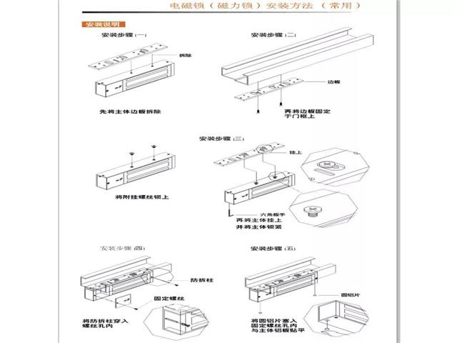 門禁系統常用電鎖的安裝方法